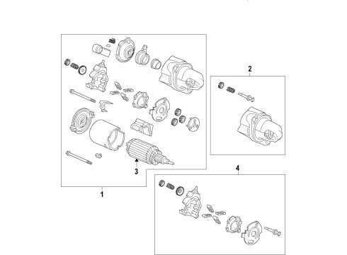 2021 Honda Accord Automatic Transmission HOLDER SET, BRUSH Diagram for 31210-R0A-J01