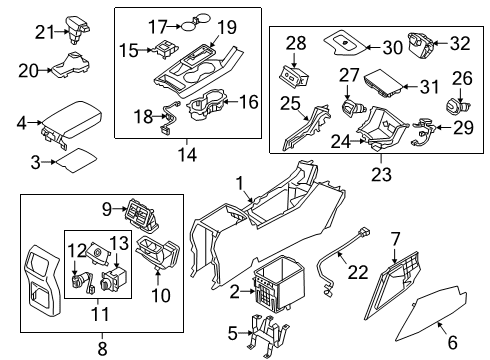 2021 Kia Sportage Traction Control Air VENTILATOR Assembly Diagram for 97040D9000