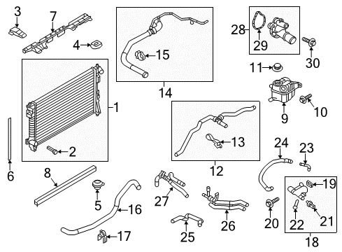 2015 Ford Taurus Powertrain Control Reservoir Diagram for AG1Z-8A080-S