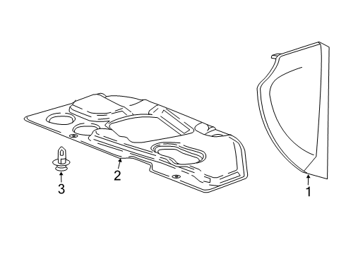 2019 Chevrolet Blazer Cluster & Switches, Instrument Panel Side Cover Diagram for 84233138