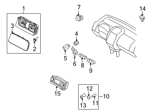 2010 Lincoln MKX Switches Lock Switch Diagram for 7A1Z-54432A38-AA