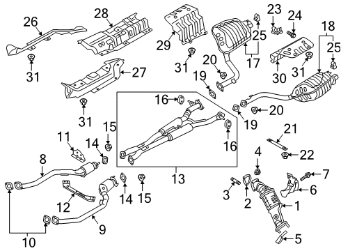 2019 Kia K900 Turbocharger Pipe & Hose Assembly-Turbo Changer Oil Feed Diagram for 28240-3L110