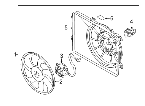 2015 Kia Sportage Cooling System, Radiator, Water Pump, Cooling Fan Resistor Diagram for 253853Z000