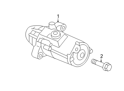 2014 Honda CR-Z Starter Motor Assembly, Starter Diagram for 31200-RYS-014