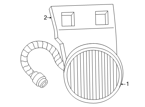 2000 Dodge Durango Fog Lamps Fog Lamp Diagram for 55077266AC