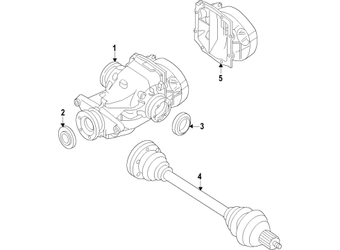 2021 BMW 530e xDrive Propeller Shaft, Differential DRIVE SHAFT Diagram for 26109845271
