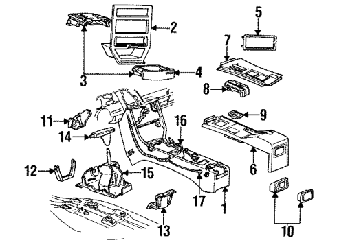 1987 Chevrolet Cavalier Switches Switch Asm-Pivot & Pulse Wiper Diagram for 26016913