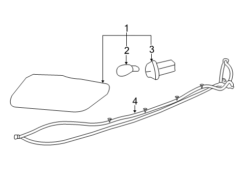 2012 Chevrolet Captiva Sport Rear Lamps - Side Marker Lamps Socket Diagram for 22797770