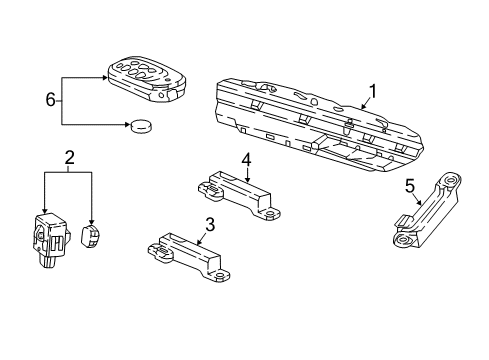 2021 Honda Odyssey Controls - Instruments & Gauges Fob Assembly-, Entry Key Diagram for 72147-THR-A51