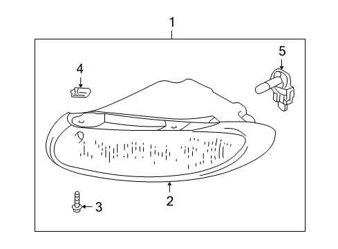 2005 Dodge Stratus Bulbs Fog Lamp Diagram for MN133283