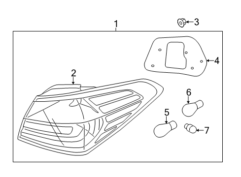 2015 Kia Forte Koup Combination Lamps Lamp Assembly-Rear Combination Diagram for 92402A7230