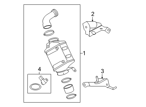 2017 BMW X6 Intercooler Support Diagram for 17517848357