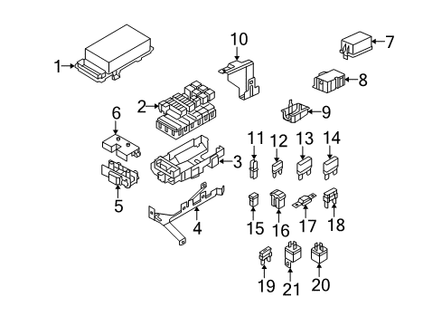 2009 Ford E-350 Super Duty Fuse & Relay Diode Diagram for 4F2Z-14A604-AA