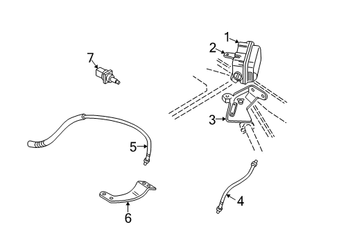 1998 Chevrolet Venture Cruise Control System Module Asm, Cruise Control Diagram for 25317072