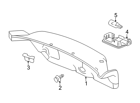 2015 Honda Accord Interior Trim - Trunk Lid Lng, Trunk *NH85L* Diagram for 84630-T3Z-A01ZA