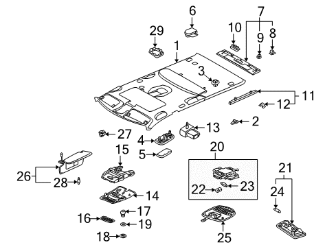 2003 Saab 9-5 Automatic Temperature Controls Intermediate Column To Gear Shaft Diagram for 4642732