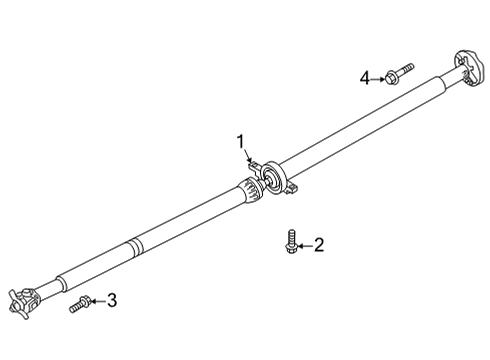 2021 Hyundai Santa Fe Drive Shaft - Rear Bolt Diagram for 1143510256K