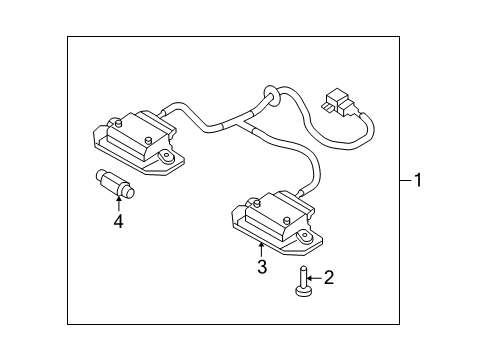 2006 Hyundai Elantra Bulbs Screw-Tapping Diagram for 12431-04259-B