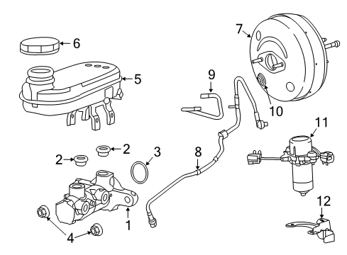 2016 Ram ProMaster 3500 Hydraulic System Pump-Air Diagram for 68239633AB