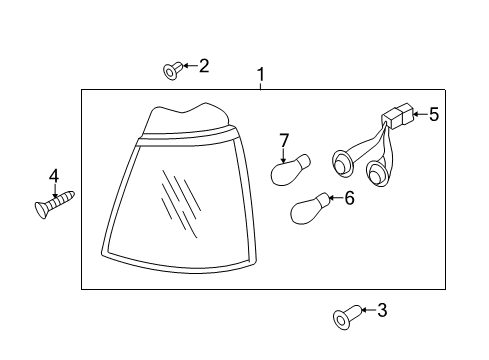 2012 Kia Sorento Bulbs Lamp Assembly-Rear Combination Diagram for 924011U000