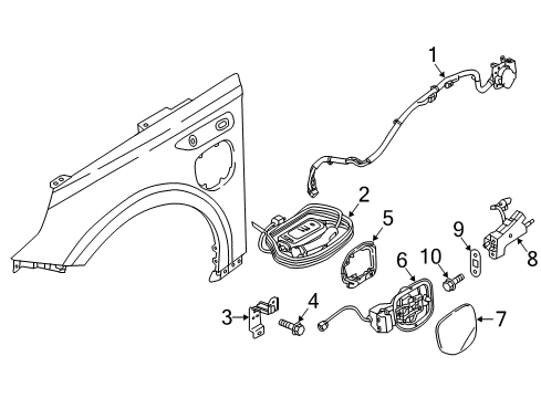 2018 Kia Optima Fender & Components Housing Assembly-Charge Diagram for 81595A8100