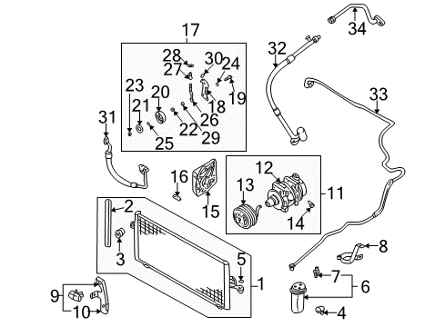 2000 Nissan Maxima Belts & Pulleys Cover-Idler Pulley Diagram for 11930-31U03