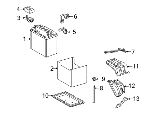 2016 Toyota RAV4 Battery Terminal, Battery Negative Diagram for 90982-06059