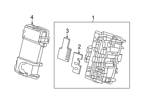 2018 Chevrolet Volt Fuse & Relay Fuse Box Diagram for 23322675