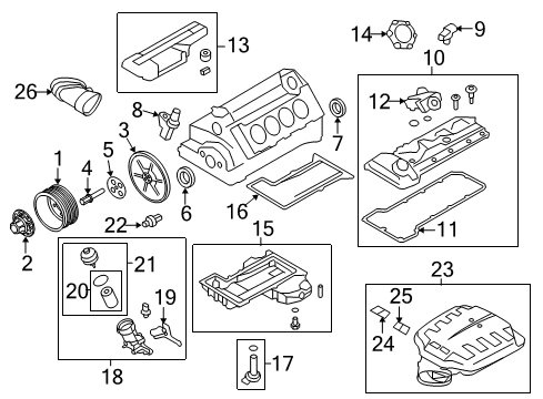 2011 BMW M3 Filters Air Filter Element Diagram for 13727838804