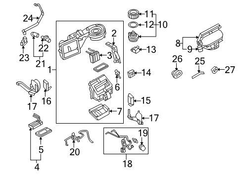 Ford Explorer Sport Trac Heater Core Control Valve