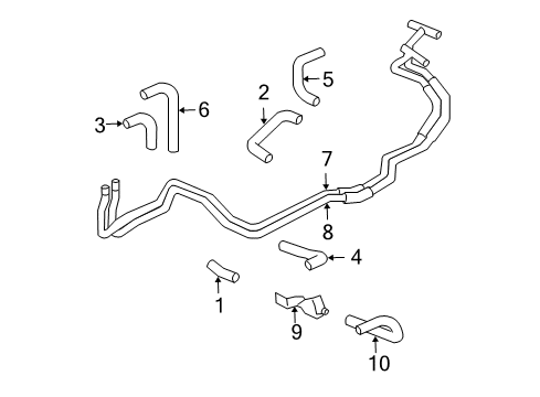 2006 Honda Pilot Heater Core & Control Valve