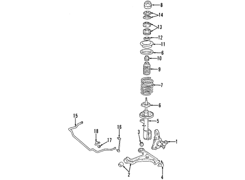 GM 90497310 Bracket, Front Stabilizer Shaft