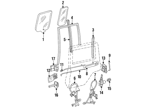 Mopar 55024927 Handle-Front Door Exterior