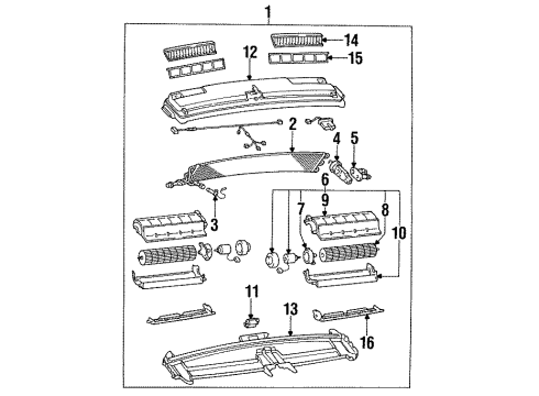 Toyota 87138-95D02 Resistor, Blower