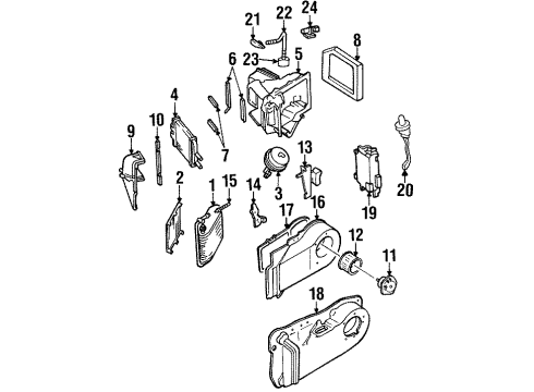 GM 16047800 In-Car Sensor