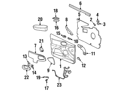 GM 25670700 Switch Asm-Rear Compartment Lid Release *Neutral