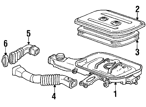 Honda 17242-PH1-000 Tube, Air Inlet