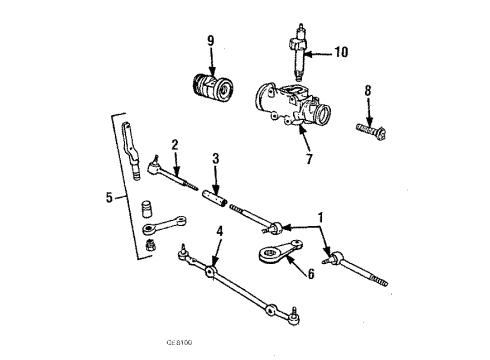 GM 26037645 Rod Kit, Steering Linkage Intermediate
