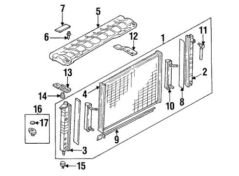 Infiniti 21450-67U00 Radiator Assy