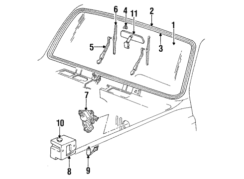 GM 15591703 Arm Asm, Windshield Wiper