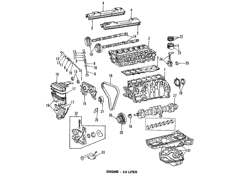 Lexus 13101-46050 Piston Sub-Assembly, W/P