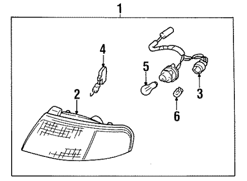 Kia 0K20151064B Cord Assembly