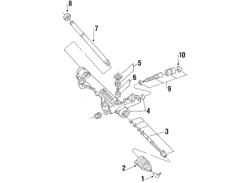 Ford E1AZ-3D684-A Reservoir Seal Kit