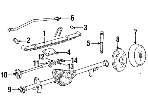 Mopar 4773967 Dana Model 35 - w/o Locking Differential