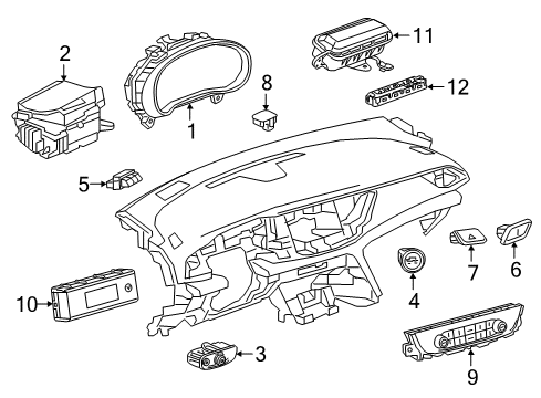 GM 39207853 Instrument Cluster