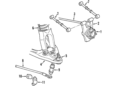 Mopar 4786623 Bar-Rear SWAY
