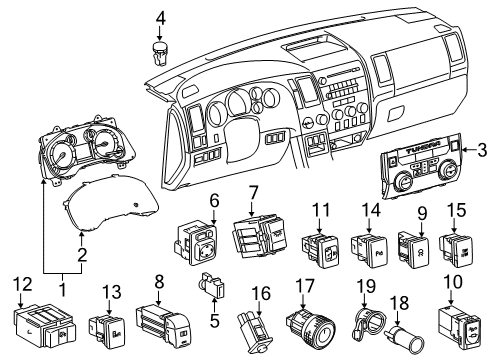 Toyota 83800-0CS90-RP Instrument Cluster