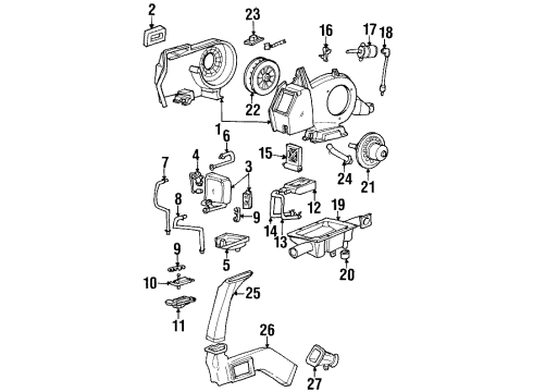 Ford F68Z-19850-BA Evaporator Assembly