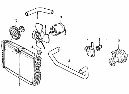 Ford E6PZ8620B Air Injection Reactor Pump Belt