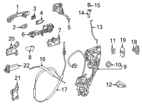 Toyota 90105-08504 Upper Hinge Bolt